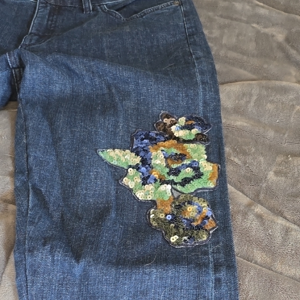 Pilcro Embellished Slim Boyfriend Jeans - Picture 6 of 6